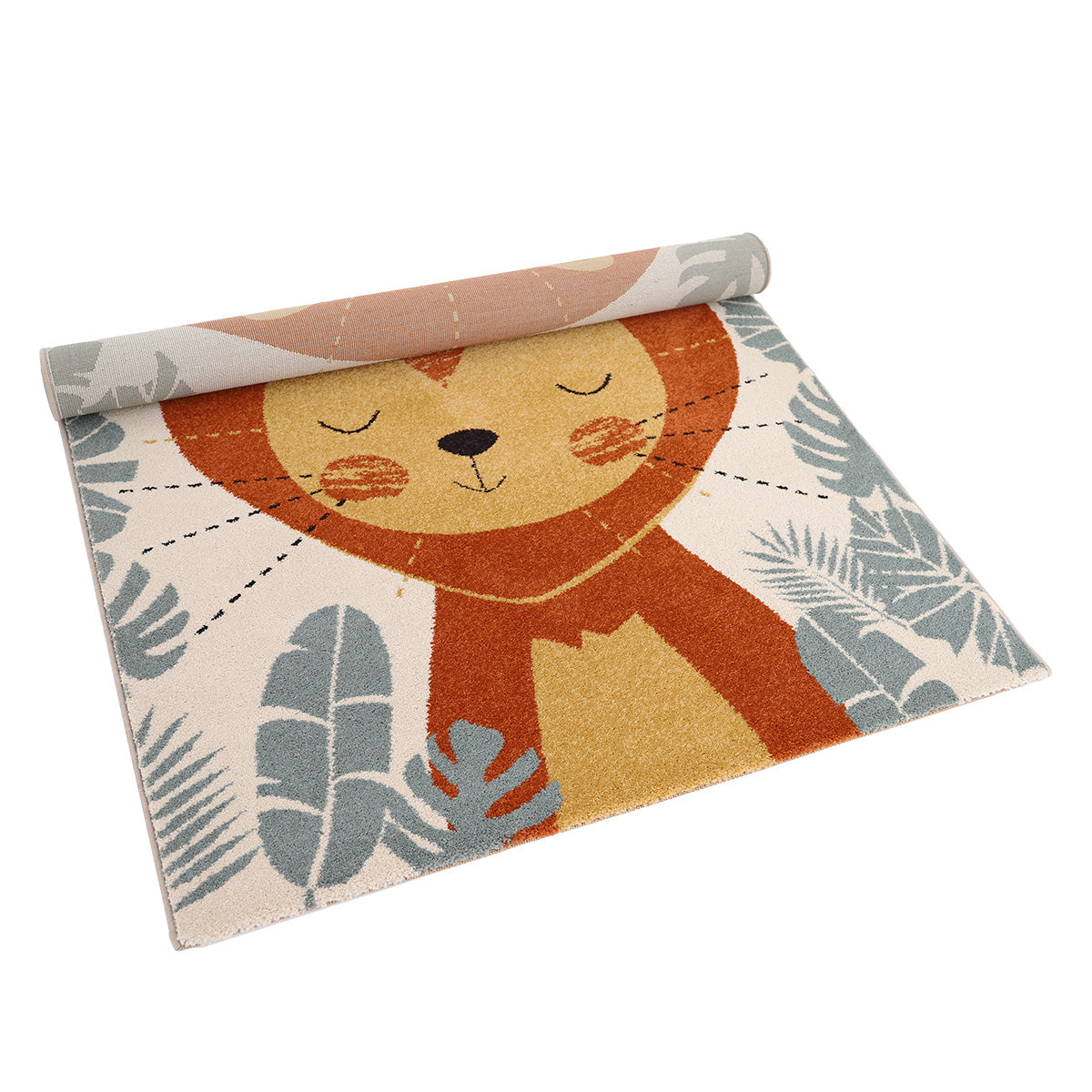 nattiot-ichiro-m-tapis-chambre-enfant-lion-rectangulaire image 4