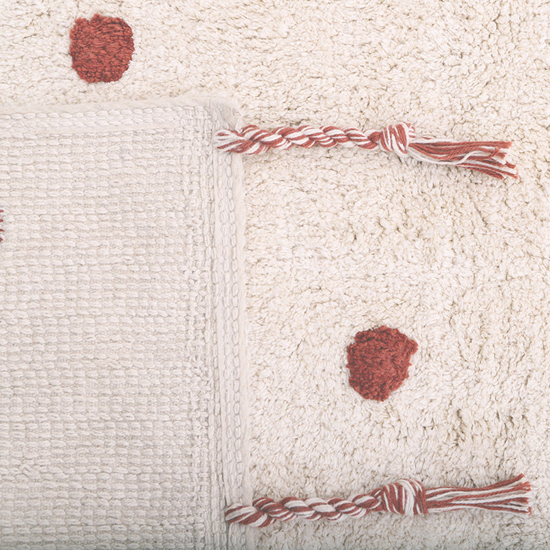 nattiot-n-mi-ambre-tapis-chambre-enfant-coton-lavable-pois image 8