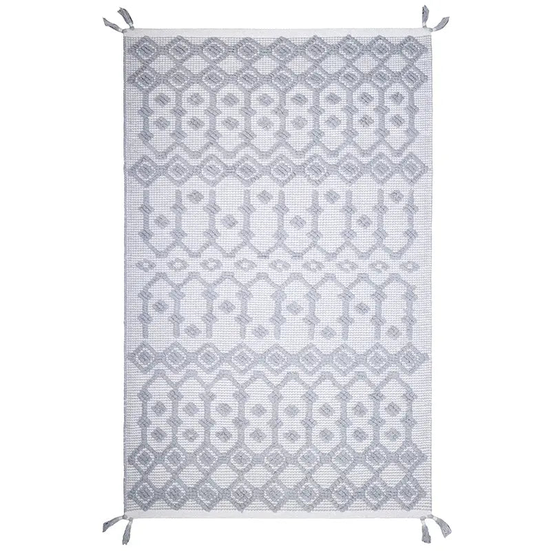 nattiot-blonder-gris-tapis-chambre-coton-tiss-main-rectangulaire image 2