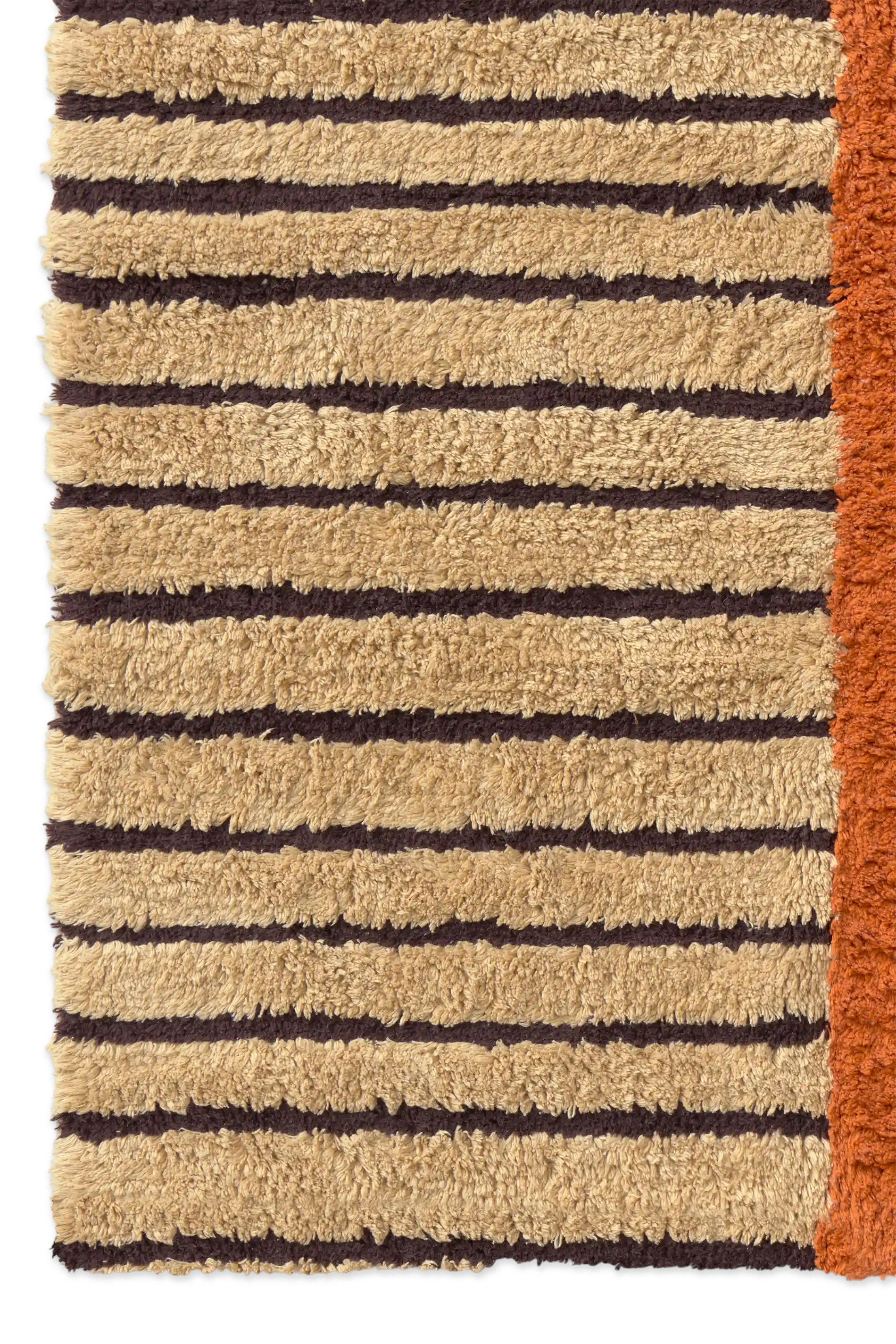 lorena-canals-tapis-lavable-color-on-clay-tapis-coton-rayures-terracotta image 5