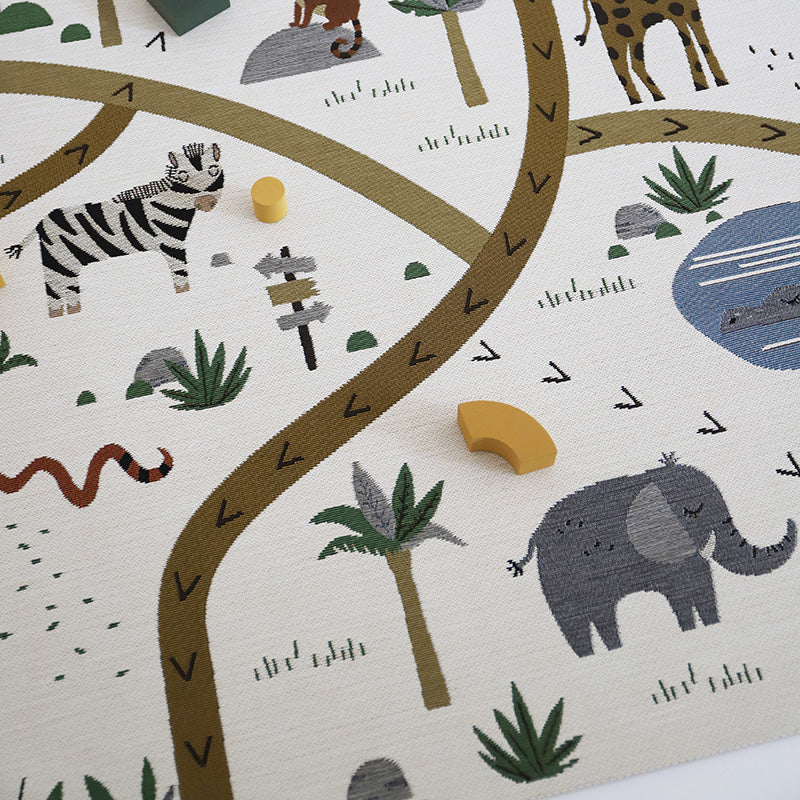 nattiot-little-savannah-tapis-de-jeu-enfant-indoor-outdoor-tiss-plat image 2