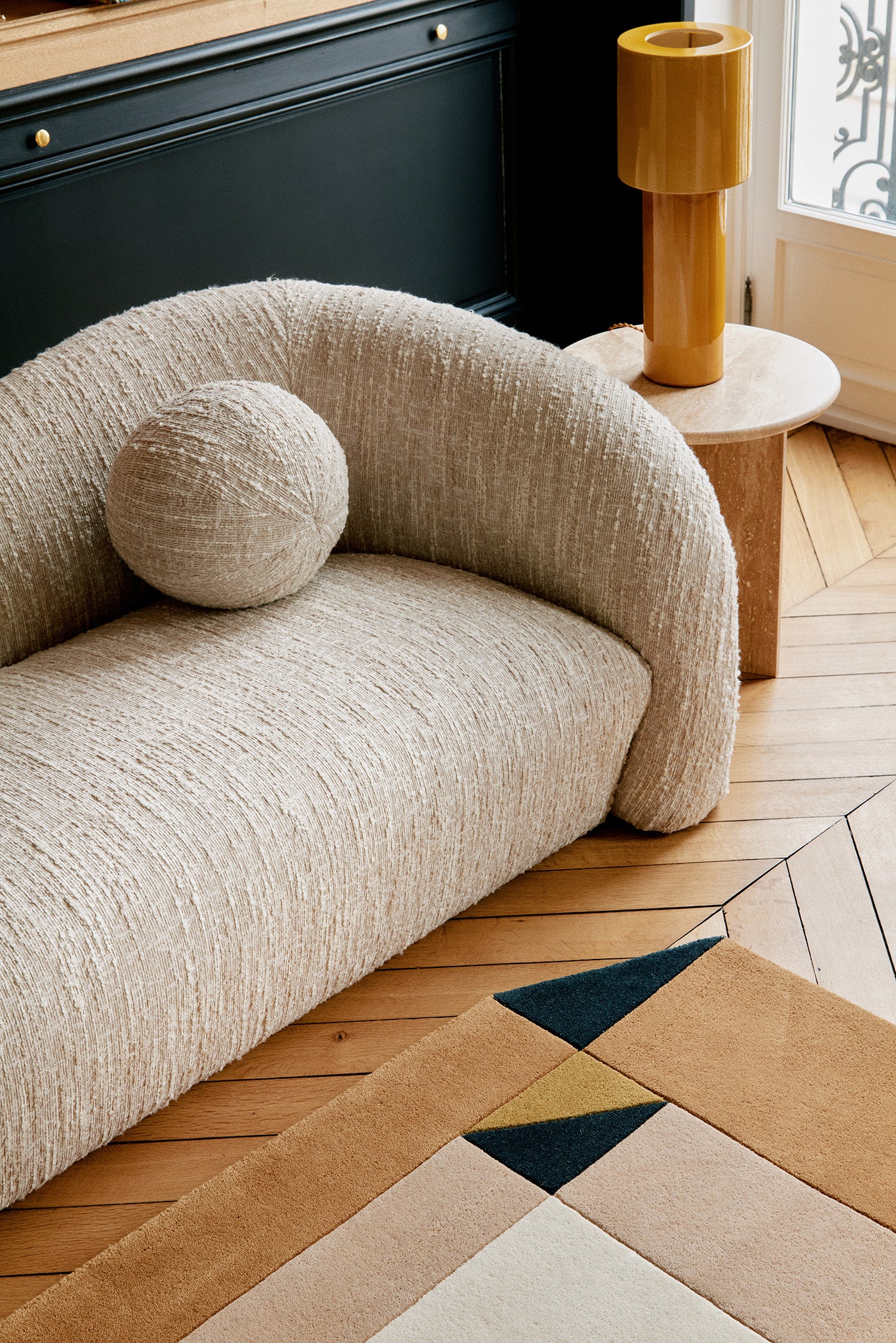 toulemonde-bochart-palatin-miel-tapis-laine-tuft-main-170x240-200x300-250x350 image 4