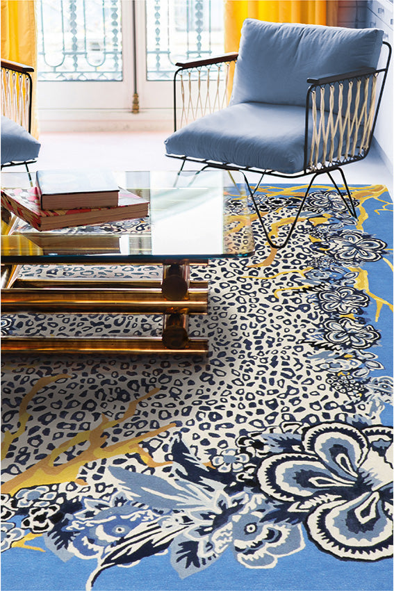 toulemonde-bochart-jungle-forest-bahamas-tapis-multicolore-laine-et-soie image 2