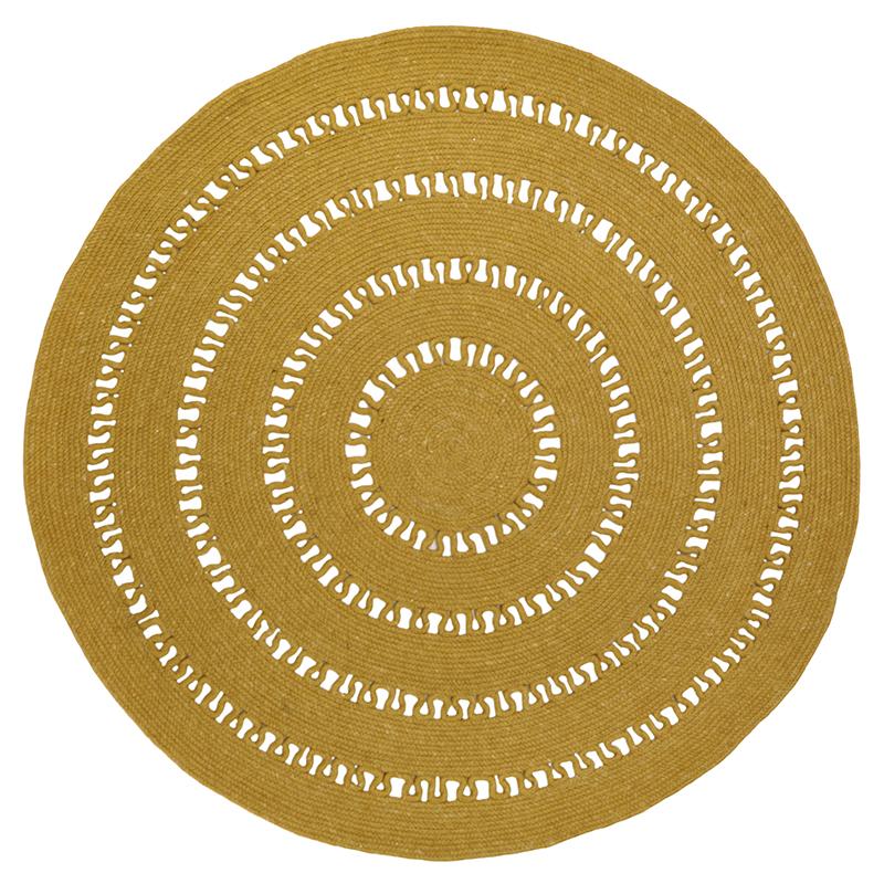 nattiot-bibek-mangue-m-tapis-rond-en-laine-feutr-e-ajour-e image 1