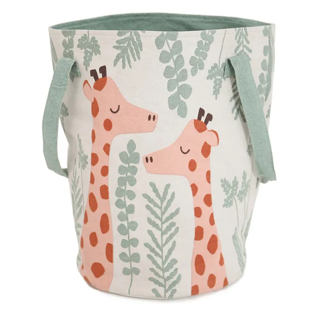 nattiot-nis-panier-de-rangement-chambre-enfant-coton image 1