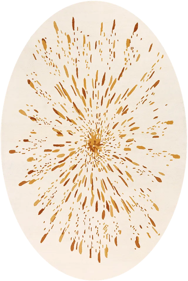 toulemonde-bochart-paint-ovale-ocre-200x300-tapis-ovale-tuft-main image 1