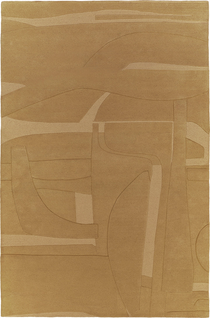 toulemonde-bochart-collage-tapis-en-laine-brun-170x240 image 1