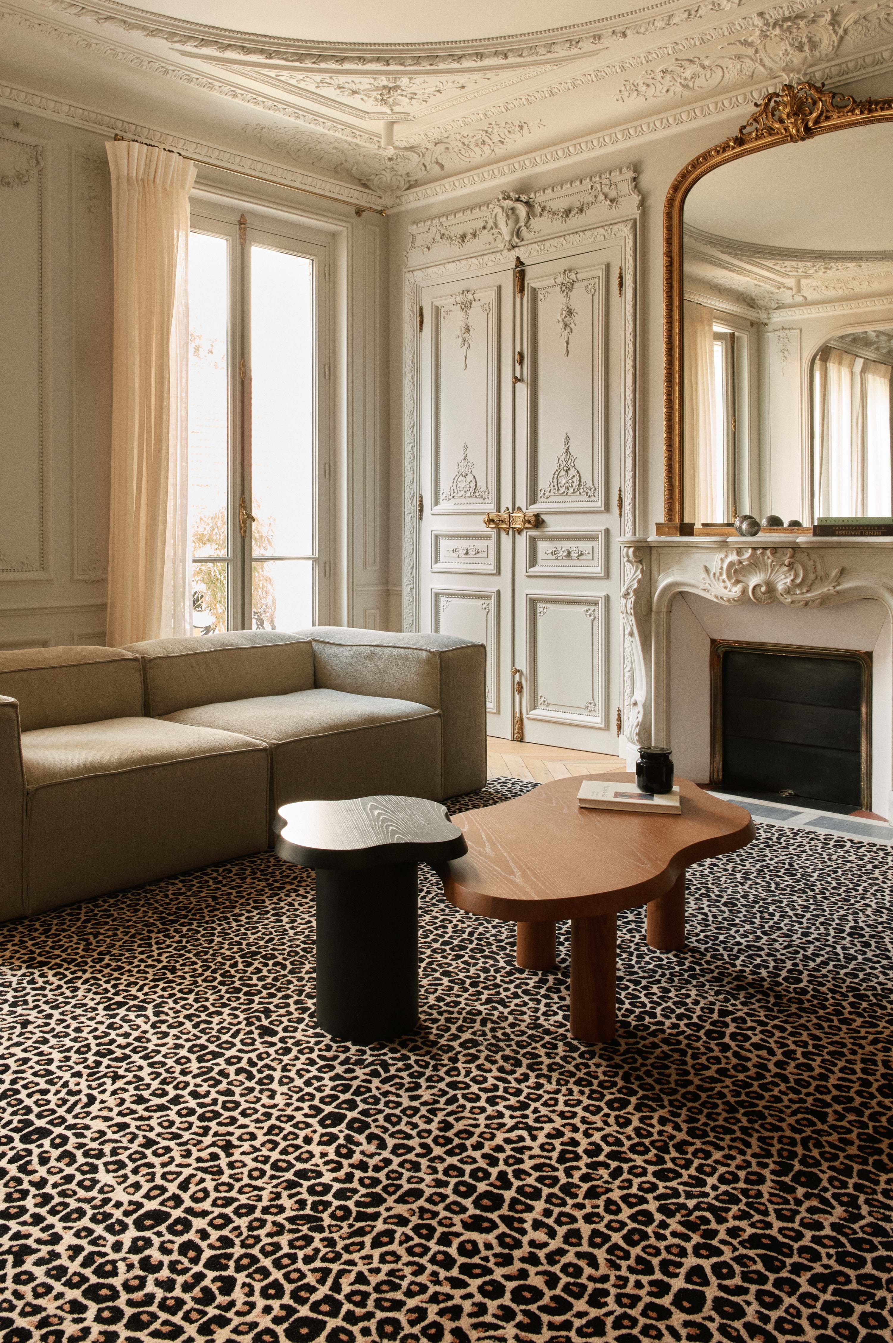 toulemonde-bochart-l-opard-naturel-tapis-en-laine-tuft-main-2 image 3