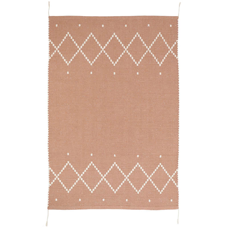 nattiot-mallorca-rose-argile-tapis-enfant-boh-me image 1