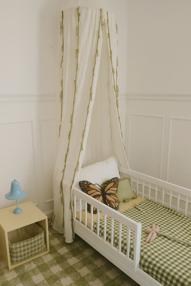 lorena-canals-baldaquin-cr-pe-swan-ivory-ciel-de-lit-enfant image 3