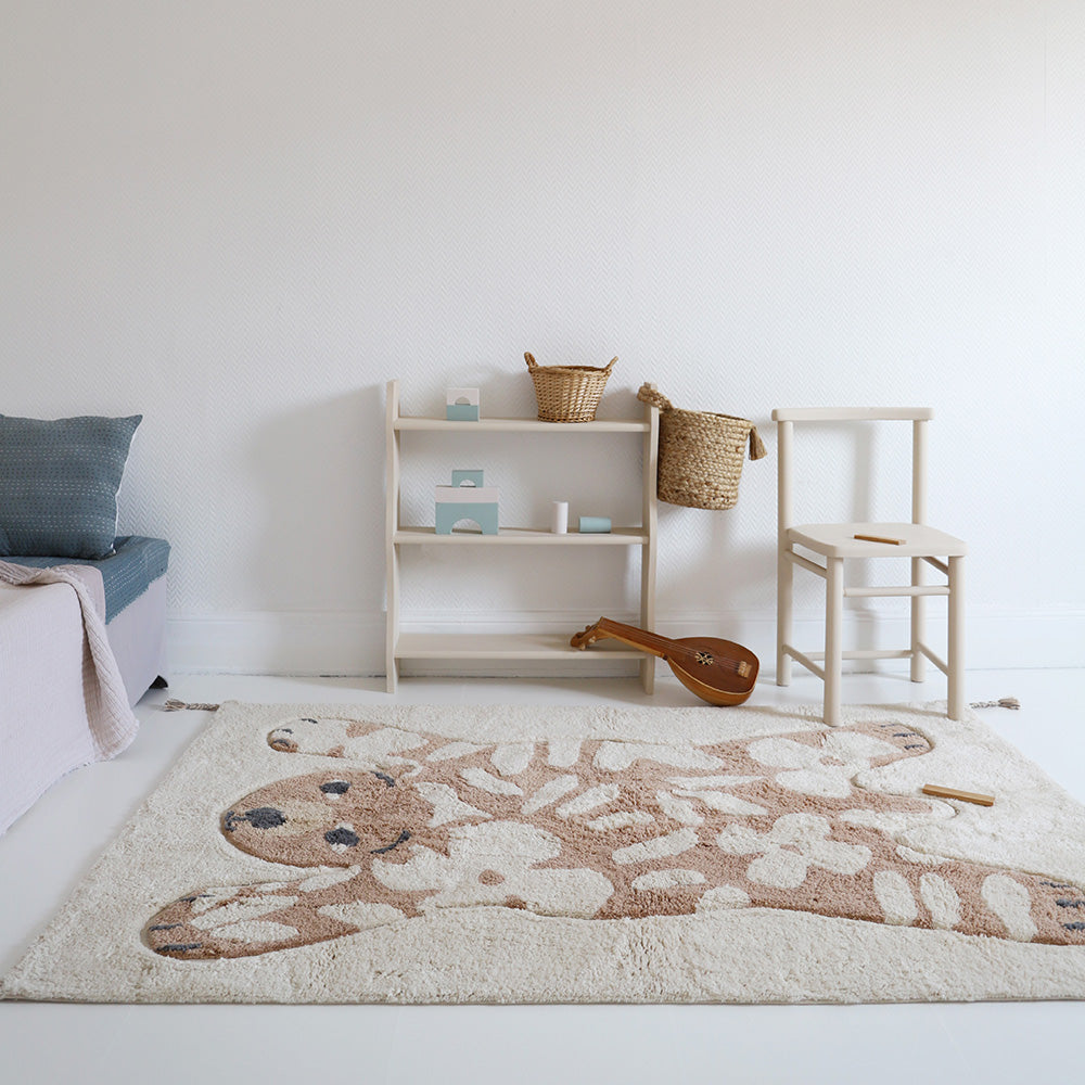 nattiot-flowerbear-tapis-enfant-coton-lavable image 7