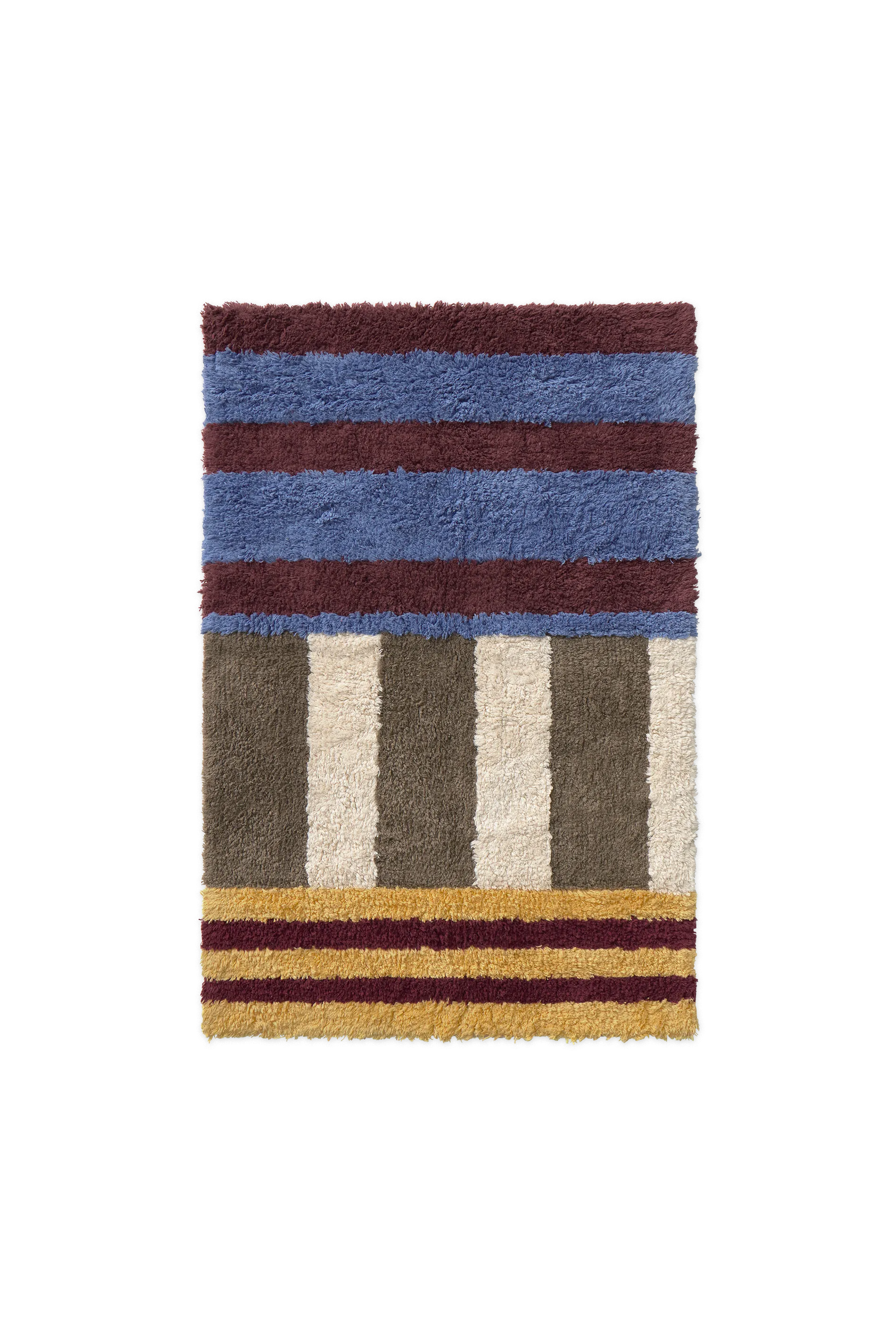 lorena-canals-color-on-indigo-blue-tapis-de-bain-lavable-ray image 1