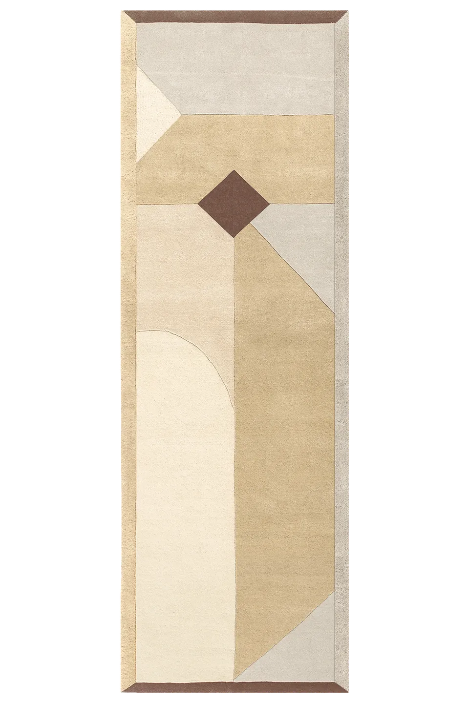 toulemonde-bochart-piazza-beige-tapis-laine-tuft-main-florence-bourel image 1