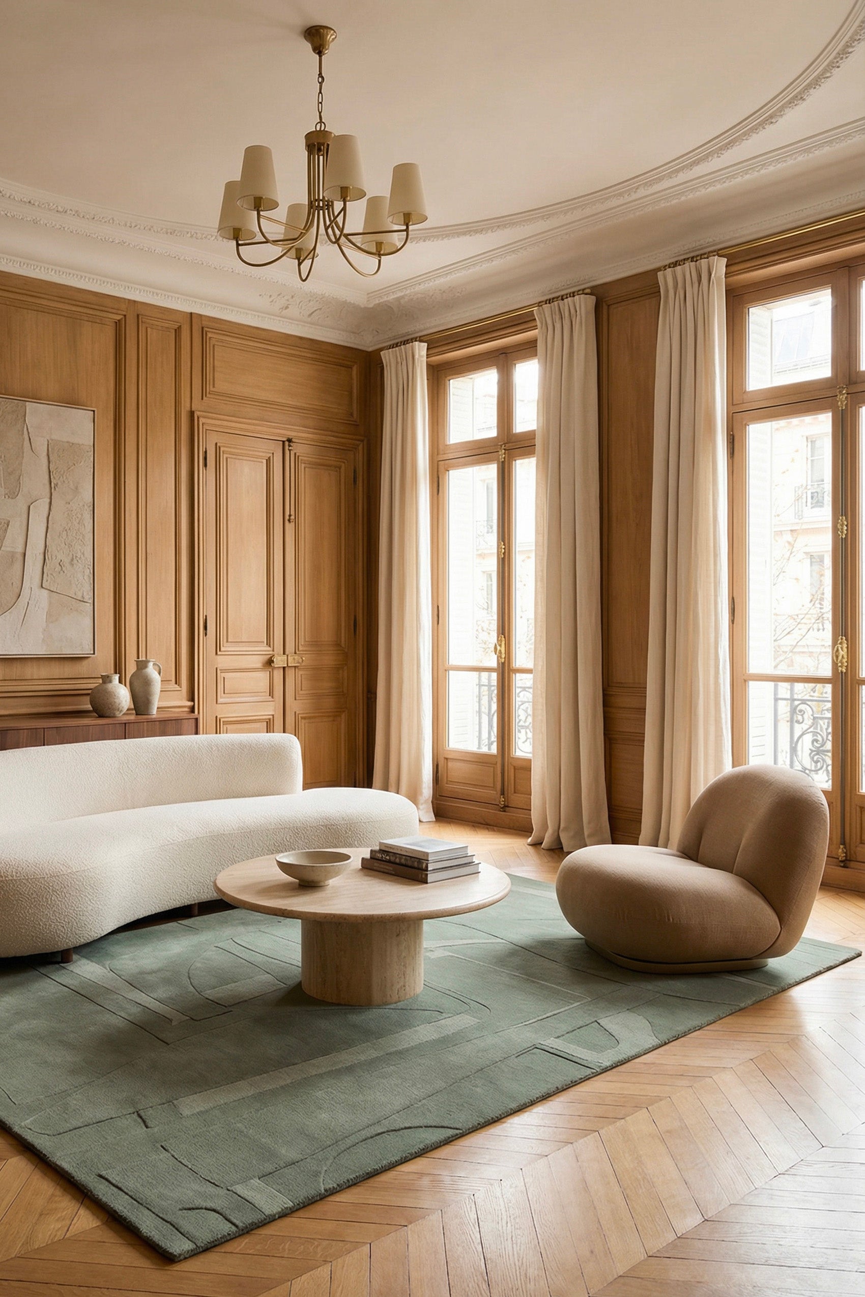 toulemonde-bochart-collage-vert-sauge-tapis-laine-nouvelle-z-lande-2 image 3