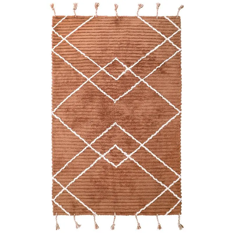 nattiot-l-ssa-toffee-m-tapis-enfant-coton-lavable-machine-tuft image 1