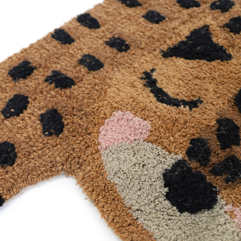 nattiot-little-cheetah-tapis-enfant-coton-lavable-tuft-main image 3