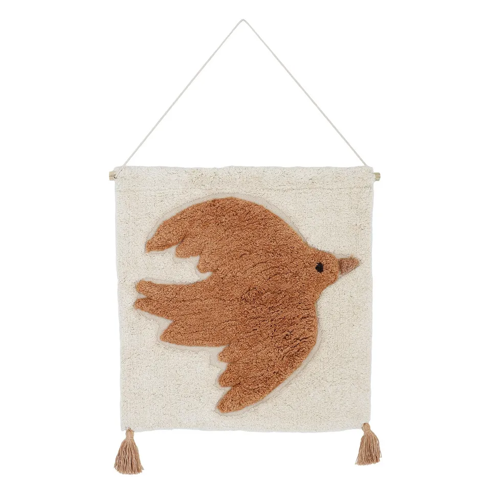 nattiot-bohbird-d-co-murale-chambre-enfant-oiseau-velours-coton-lavable image 1