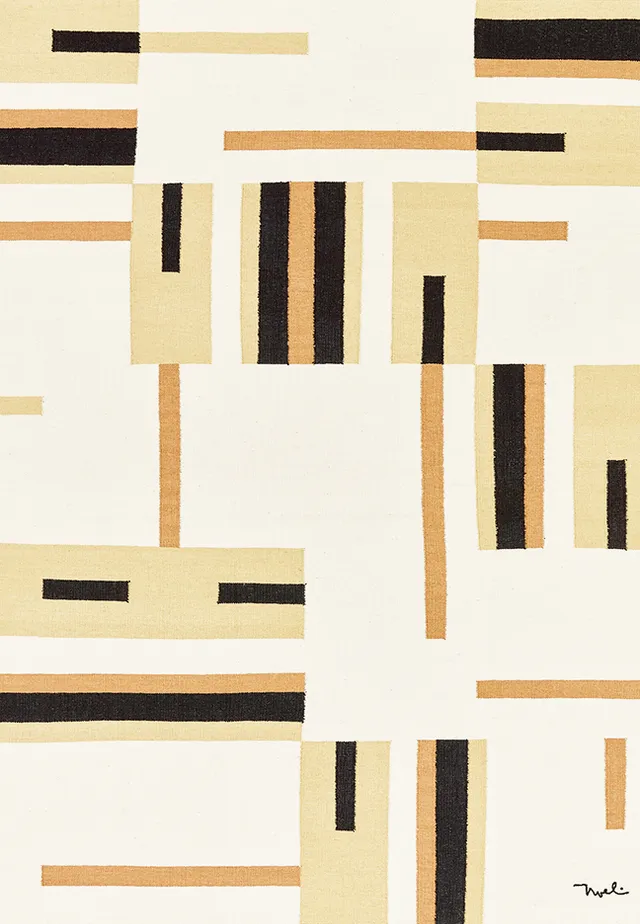 toulemonde-bochart-tandeta-tapis-durrie-tiss-plat-beige-outdoor image 1
