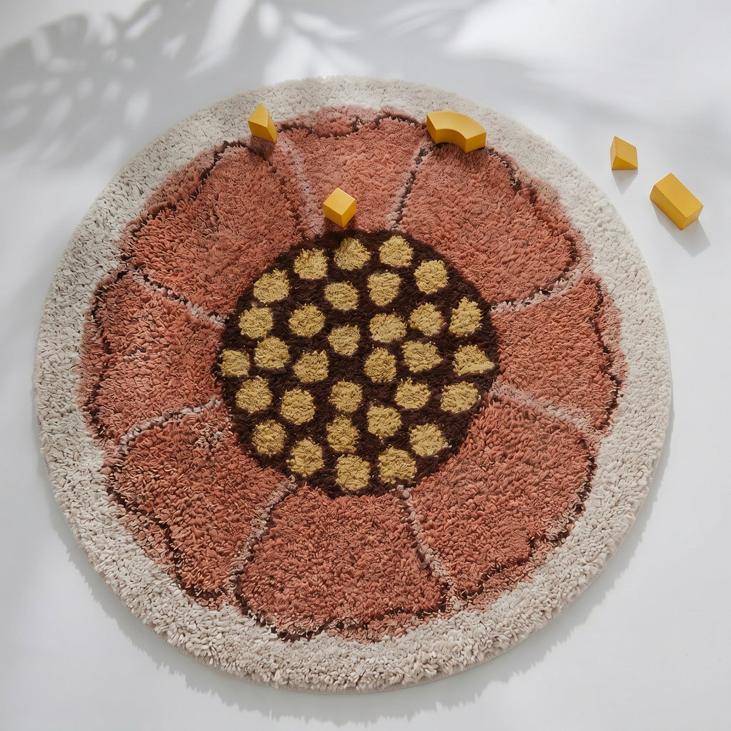 nattiot-bohemian-flora-tapis-enfant-rond-fleur-poils-longs image 5