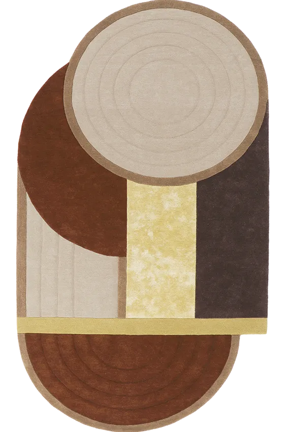 toulemonde-bochart-bijoux-precieux-tapis-brun-laine-et-tencel-tufte-main image 1