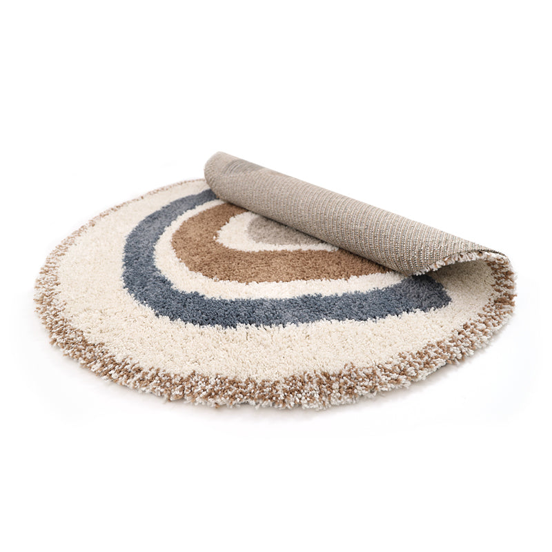 nattiot-bohemian-rainbow-bleu-tapis-enfant-rond-arc-en-ciel image 4
