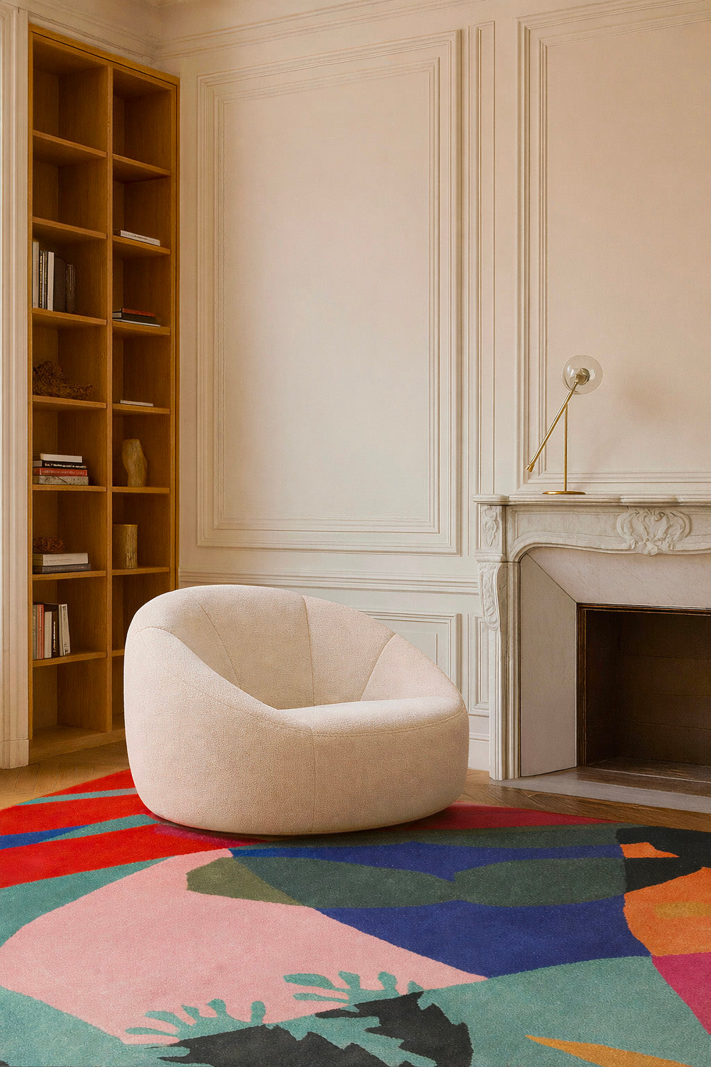 toulemonde-bochart-oaxaca-tapis-multicolore-en-laine-tuft-e-main-serge-bensimon image 4