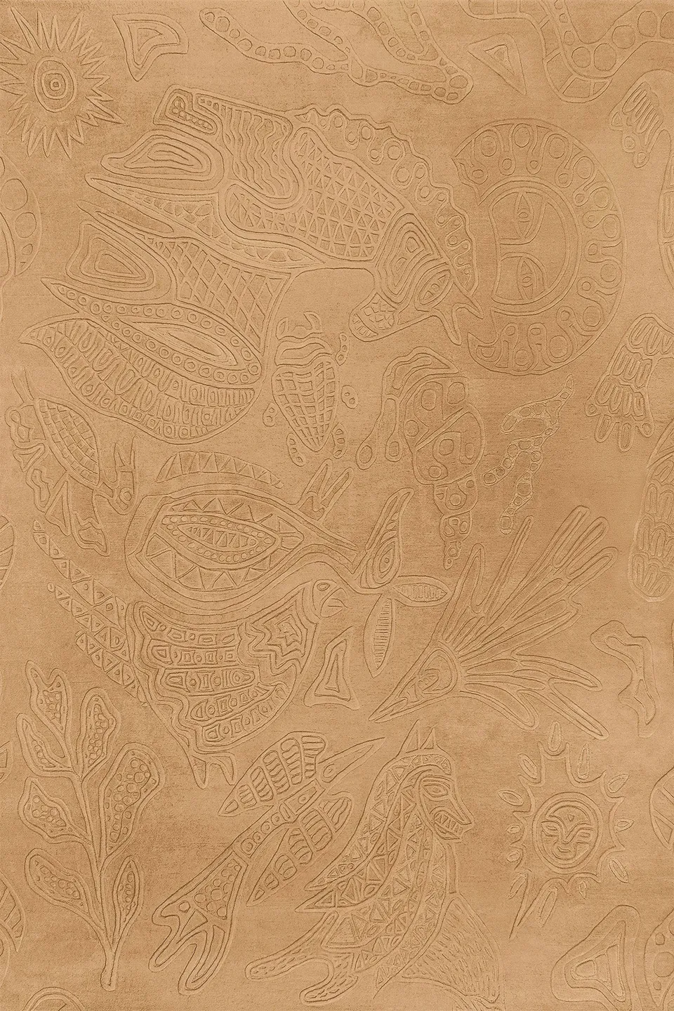 toulemonde-bochart-sabbia-beige-tapis-laine-sculpt-main-doroth-e-delaye image 1