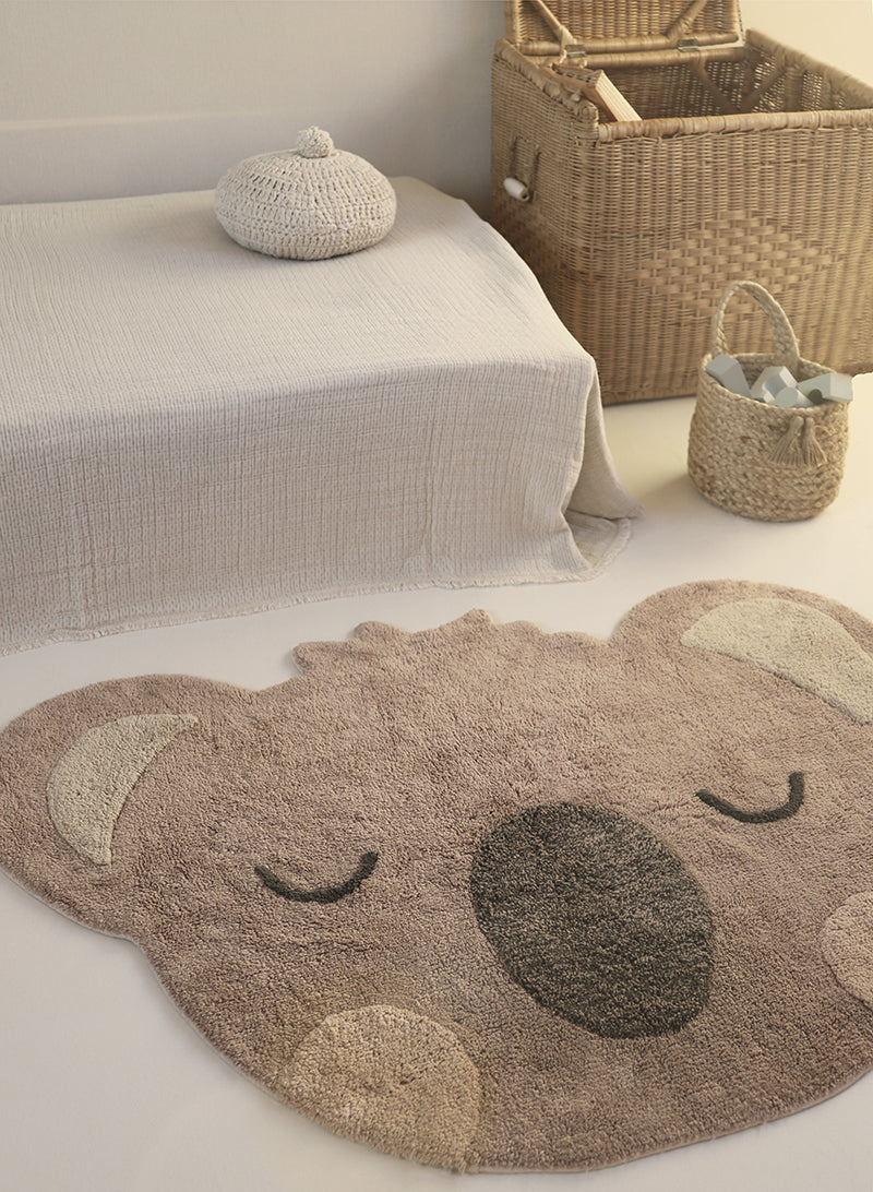 nattiot-little-olsen-tapis-enfant-koala-coton-lavable image 2