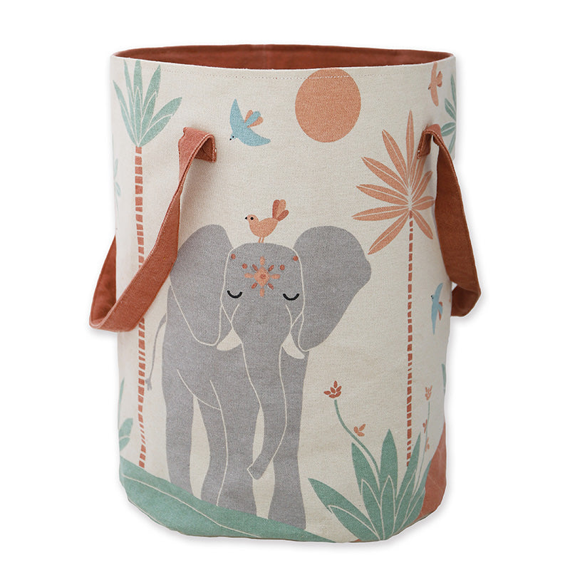 nattiot-malena-panier-de-rangement-chambre-enfant-coton image 1