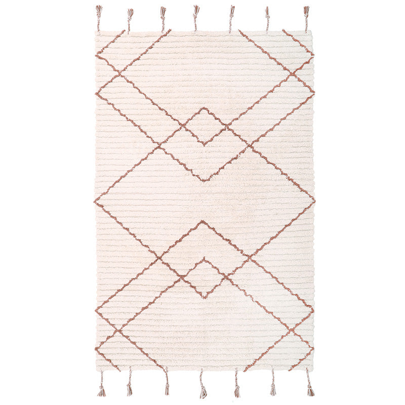 nattiot-viktor-ambre-tapis-enfant-boh-me-en-coton-lavable image 1