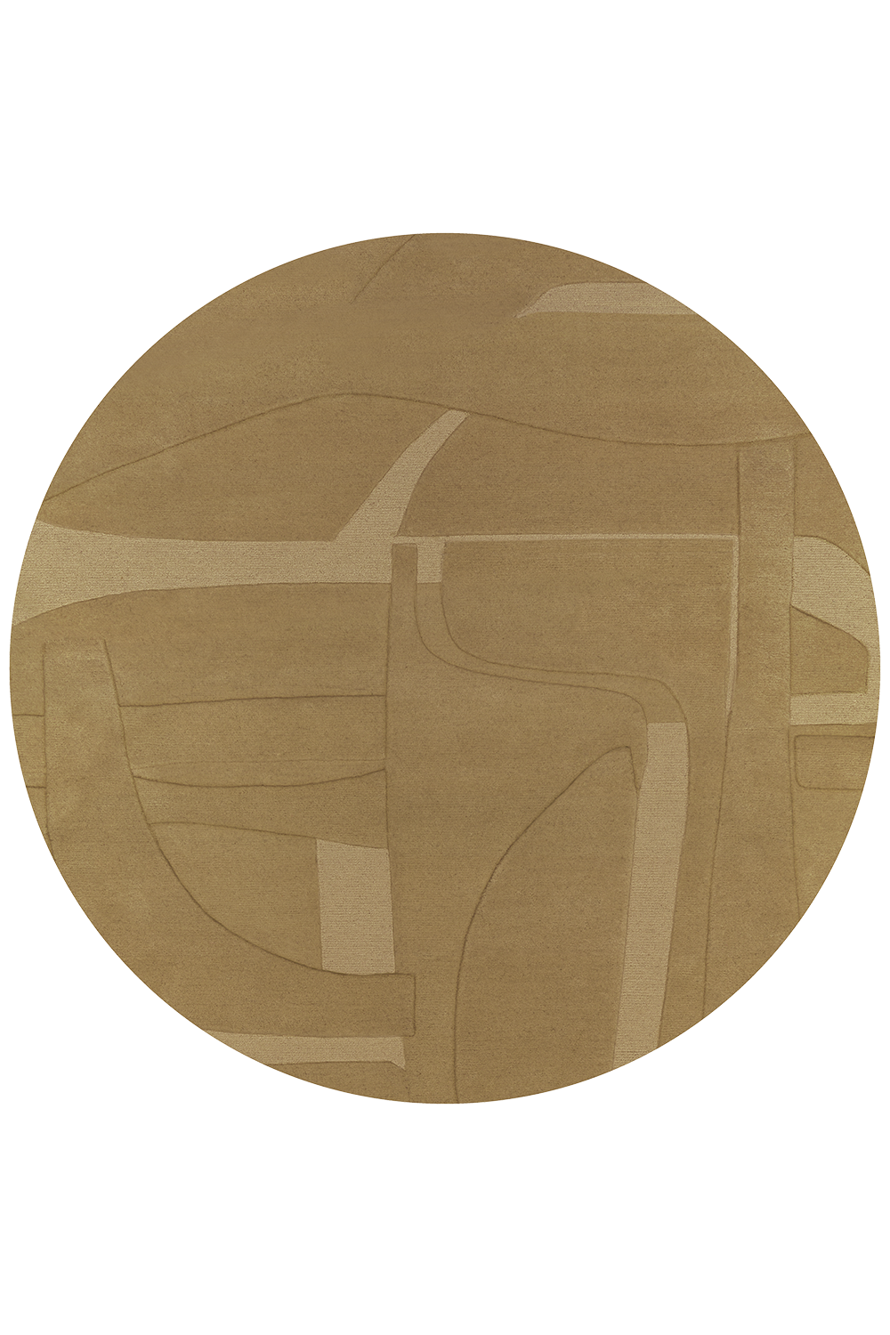 tapis-en-laine-toulemonde-bochart-collage-brun-pascale-ribourg image 1