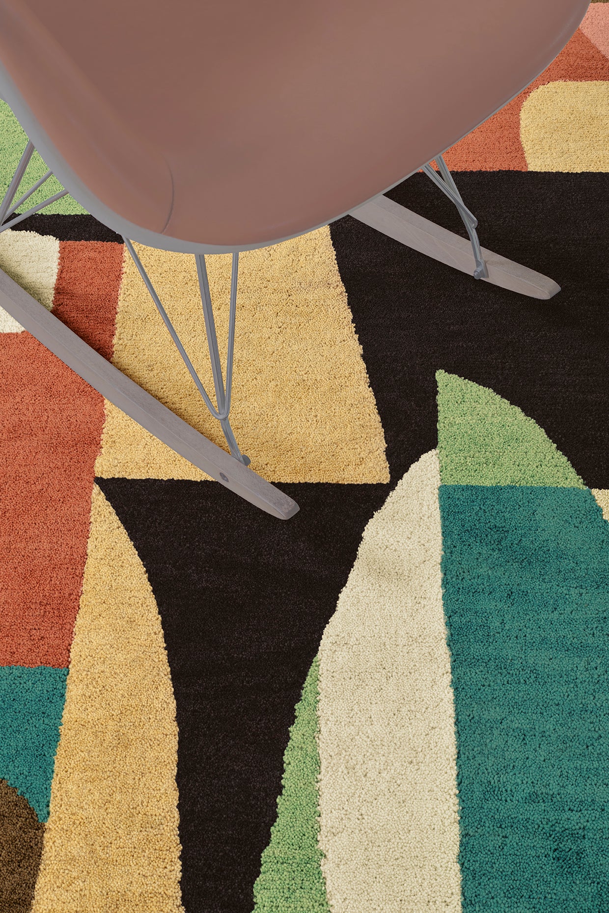 toulemonde-bochart-jazzy-tapis-en-laine-nou-main-multicolore-200x300 image 5