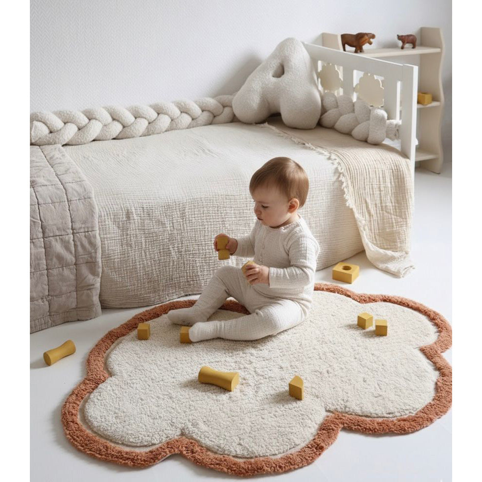 nattiot-little-nimbus-toffee-tapis-enfant-nuage-coton image 2