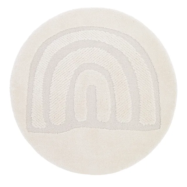 nattiot-rainbow-dream-m-tapis-enfant-rond-arc-en-ciel-ton-sur-ton image 1