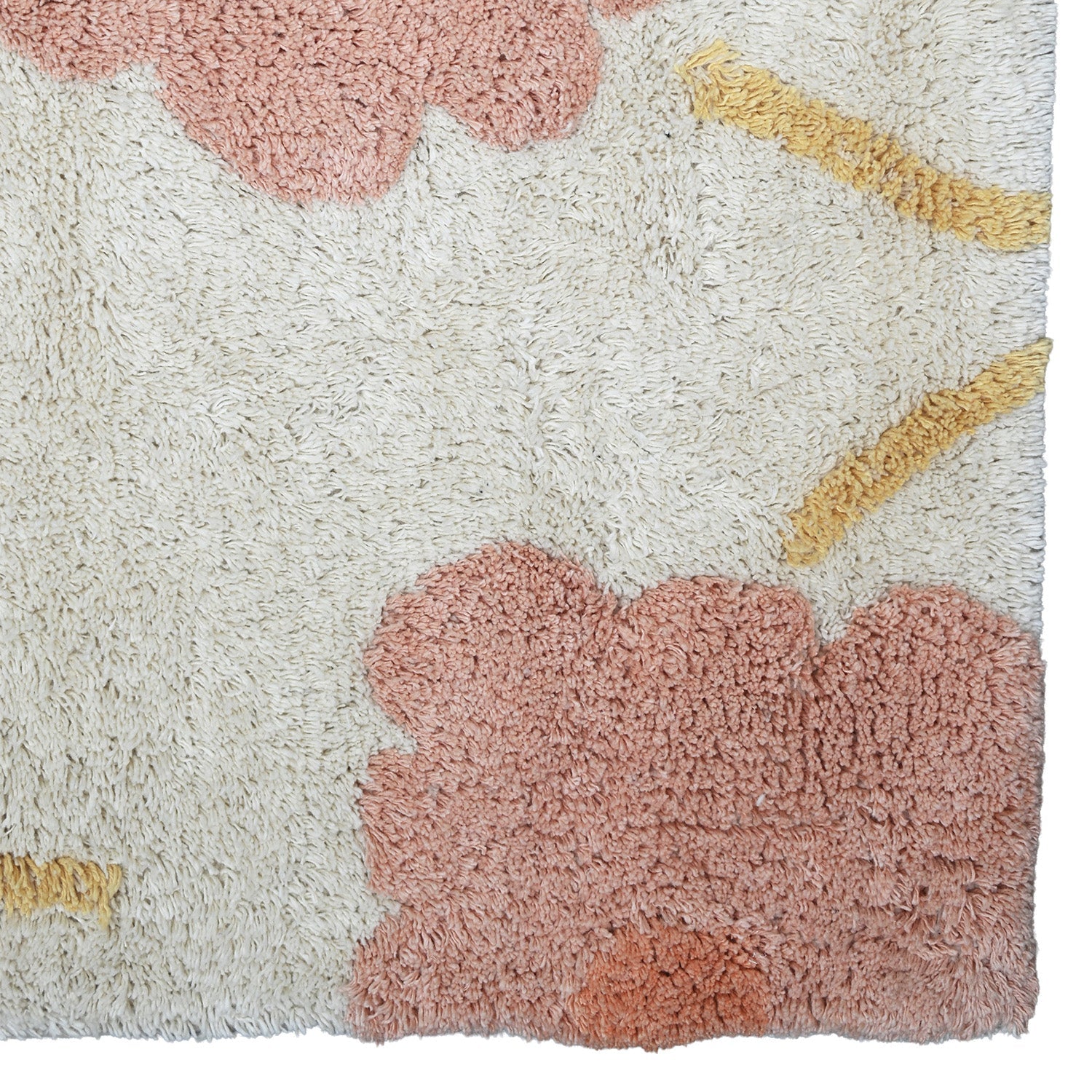 nattiot-sunny-flowers-peach-tapis-enfant-100x150-cm-coton image 4