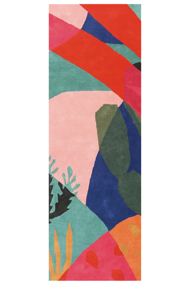 toulemonde-bochart-oaxaca-tapis-multicolore-laine-tuft-e-main-serge-bensimon image 1