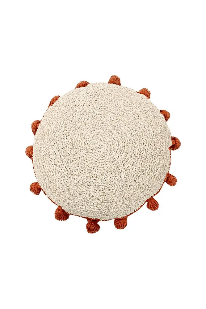 lorena-canals-coussin-lavable-circle-terracota image 1
