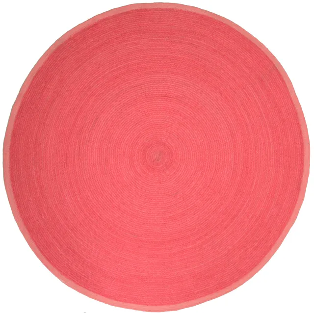 nattiot-tapis-laine-paradis-rose-rond-140cm image 1