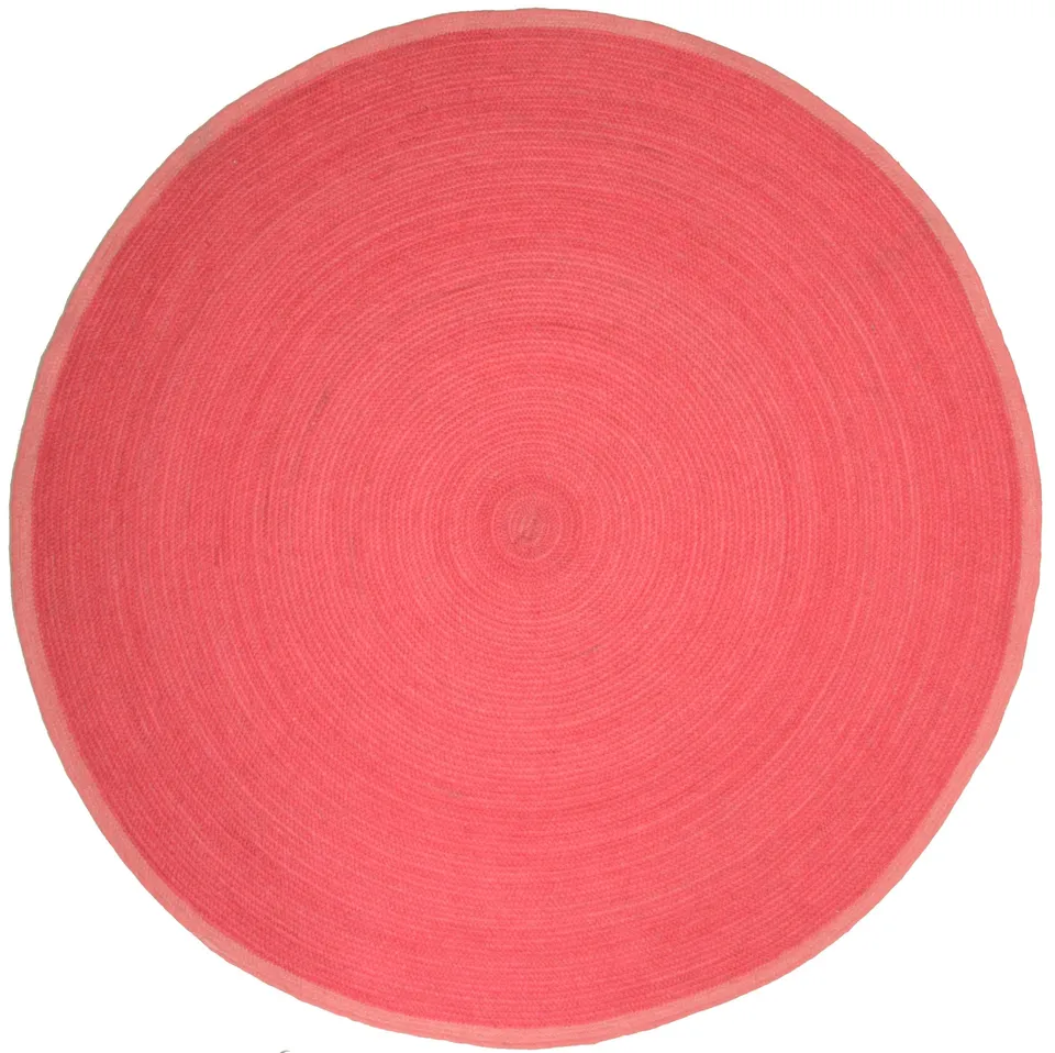 nattiot-tapis-laine-paradis-rose-rond-140cm image 1