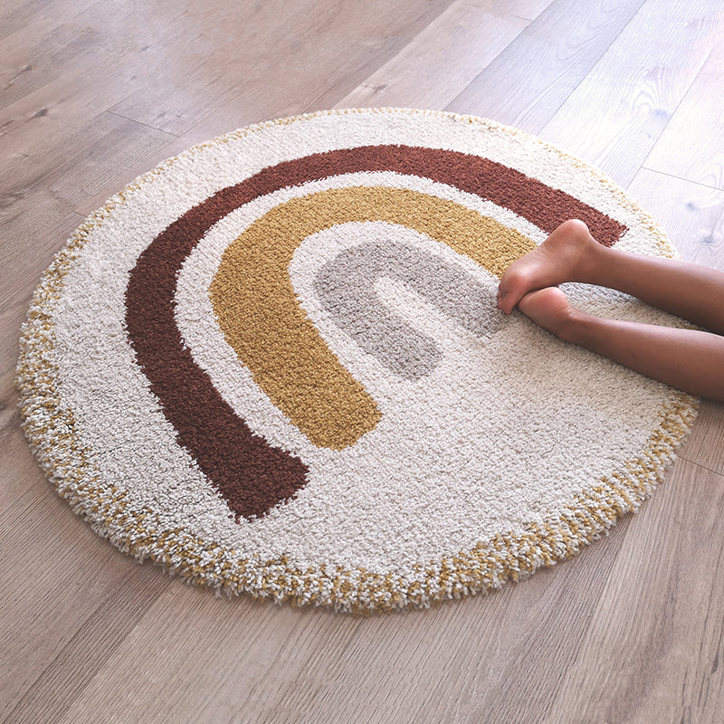 nattiot-bohemian-rainbow-tapis-enfant-arc-en-ciel-rond image 3