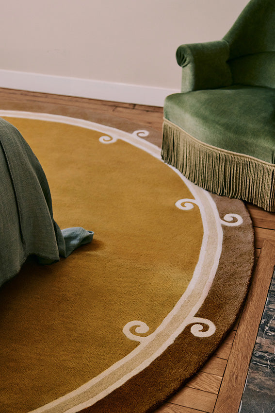 toulemonde-bochart-syracuse-rond-tabac-tapis-rond-230-250 image 2