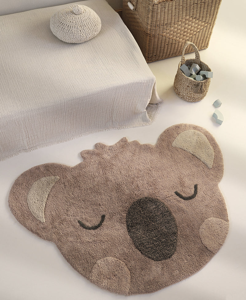 nattiot-little-olsen-tapis-enfant-koala-coton-lavable image 5