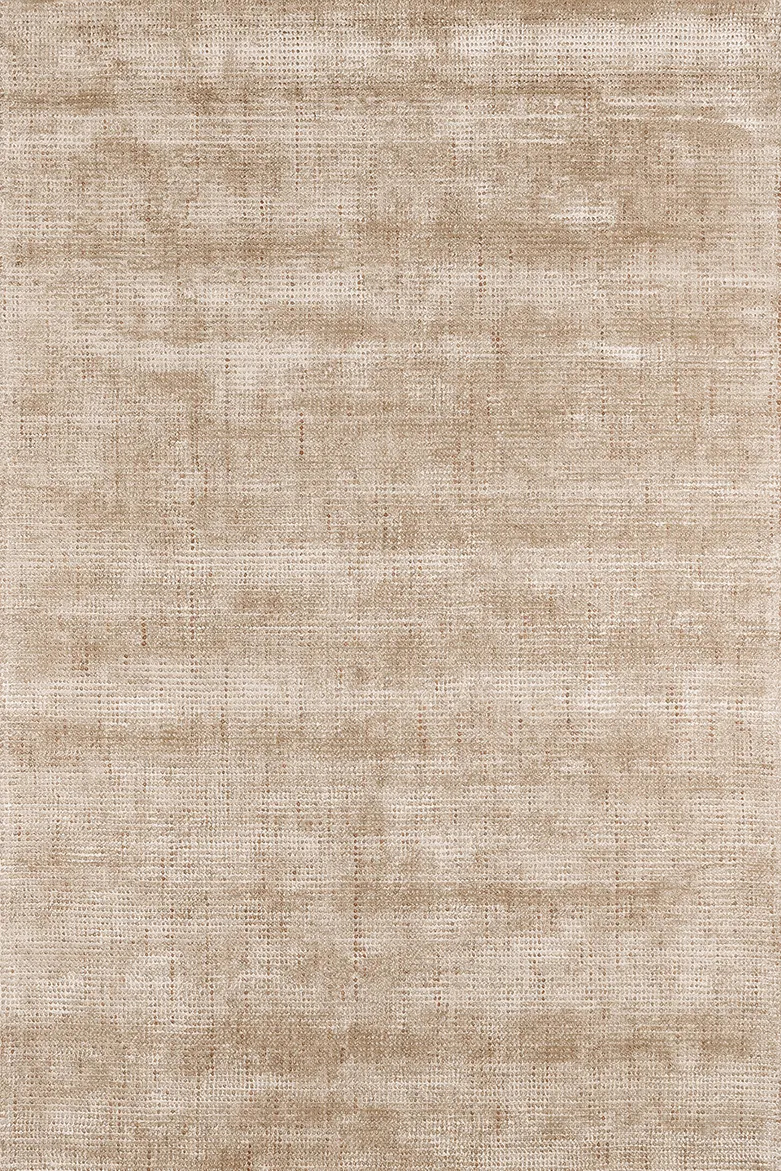 toulemonde-bochart-ariane-ocre-tapis-laine-et-tencel-tiss-main image 1