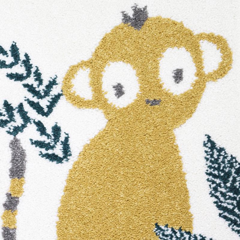 nattiot-monkey-paradise-miel-m-tapis-enfant-petits-singes-polypropyl-ne image 3