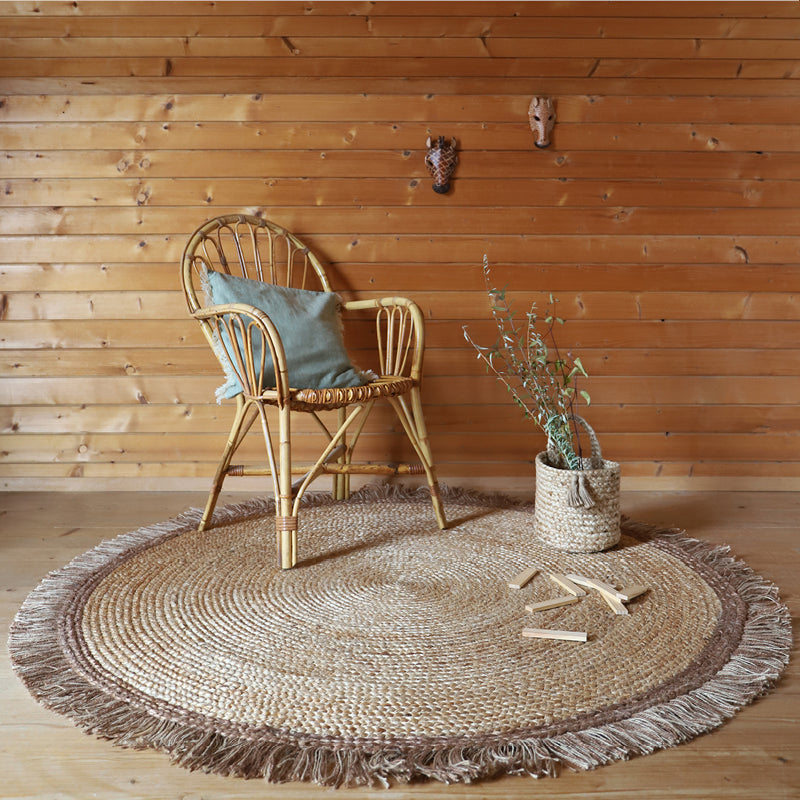 nattiot-thar-tapis-jute-rond-franges image 2