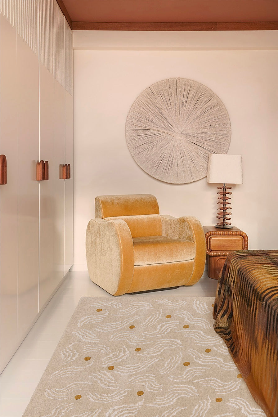 toulemonde-bochart-miramar-beige-tapis-en-laine-tuft-main-ondul image 4