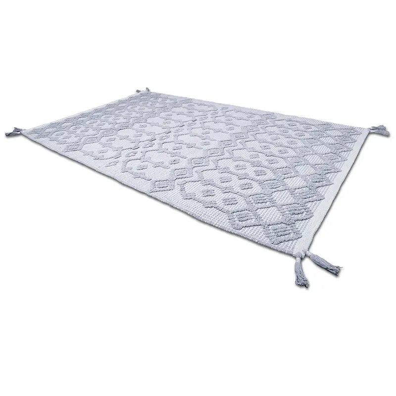 nattiot-blonder-gris-tapis-chambre-coton-tiss-main-rectangulaire image 3