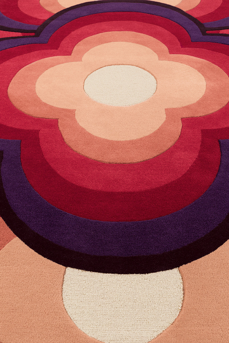 toulemonde-bochart-flower-power-tapis-fushia-laine-200x300-cm image 4