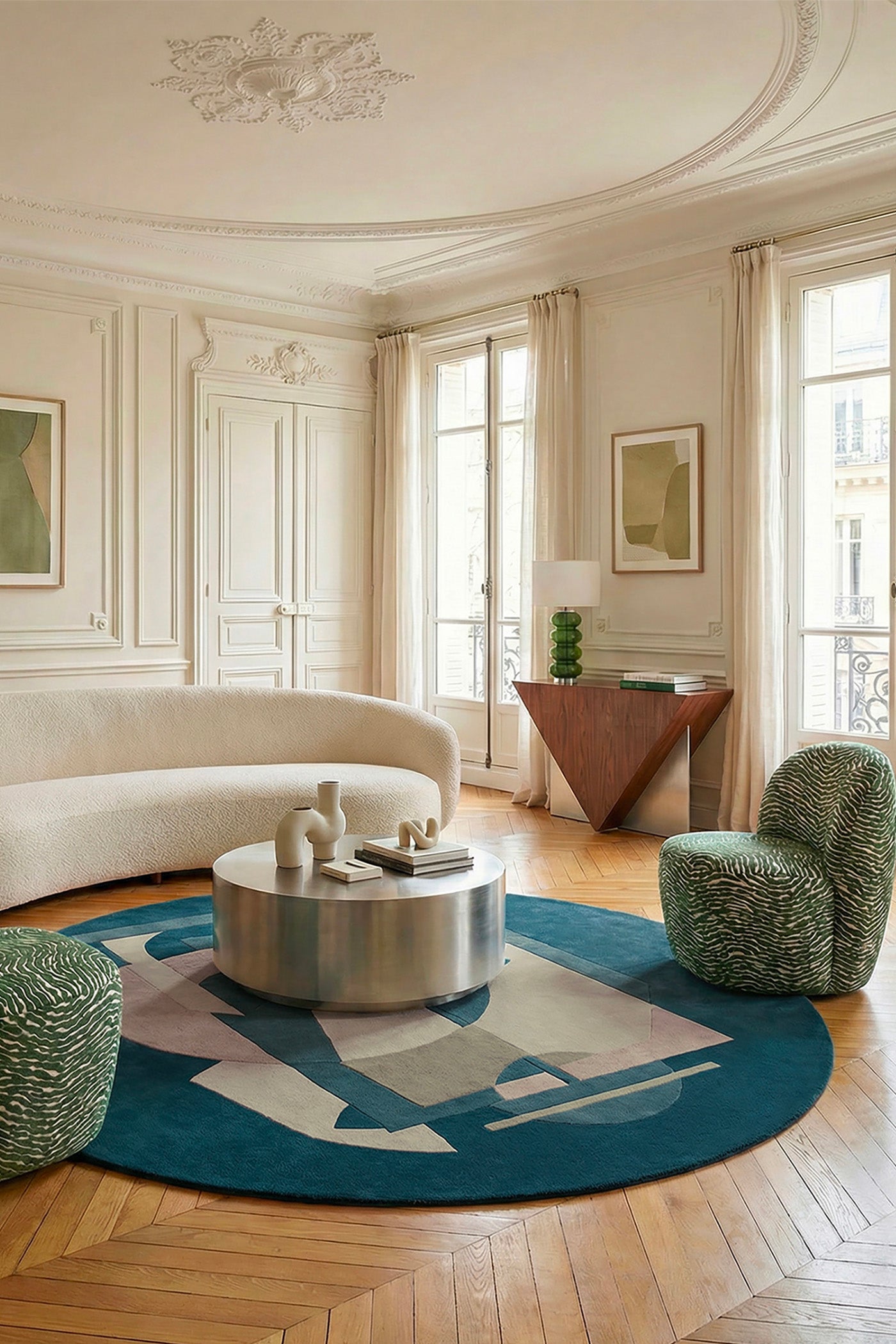 toulemonde-bochart-aduma-nuit-tapis-en-laine-tuft-main-bleu image 2
