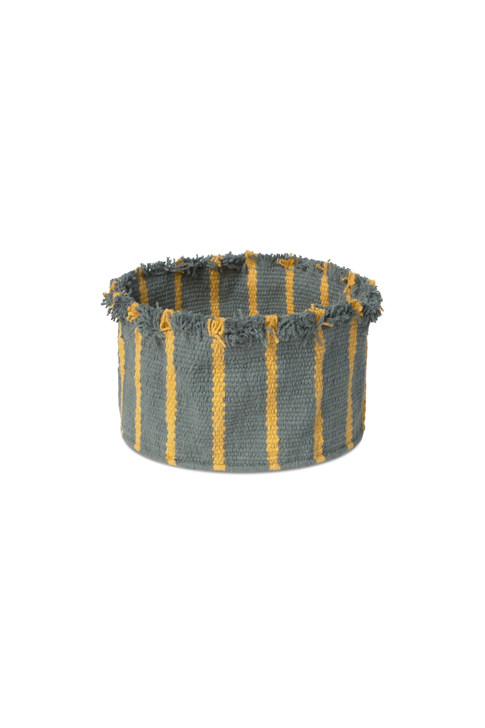 lorena-canals-panier-terrazo-petit-panier-coton-franges image 1